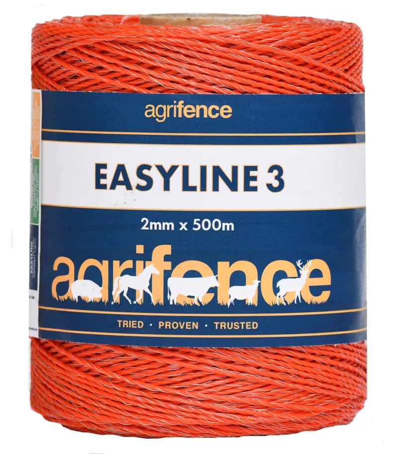 Agrifence Easyline 3 Orange Polywire